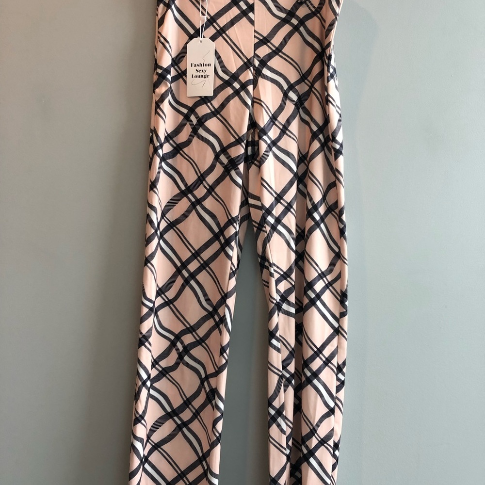 Brand New Plaid Style Pants